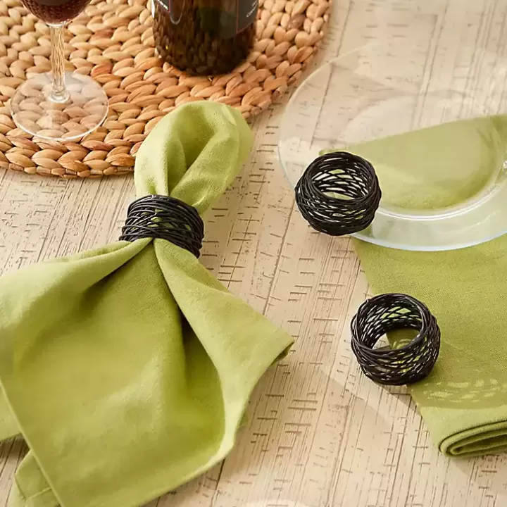 Online Bird Nest 6-pc. Napkin Ring Set Table Linens