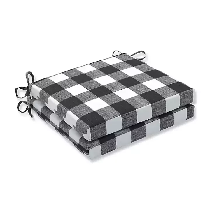 New Buffalo Check Outdoor Chair Cushions Outdoor Cushions & Pillows