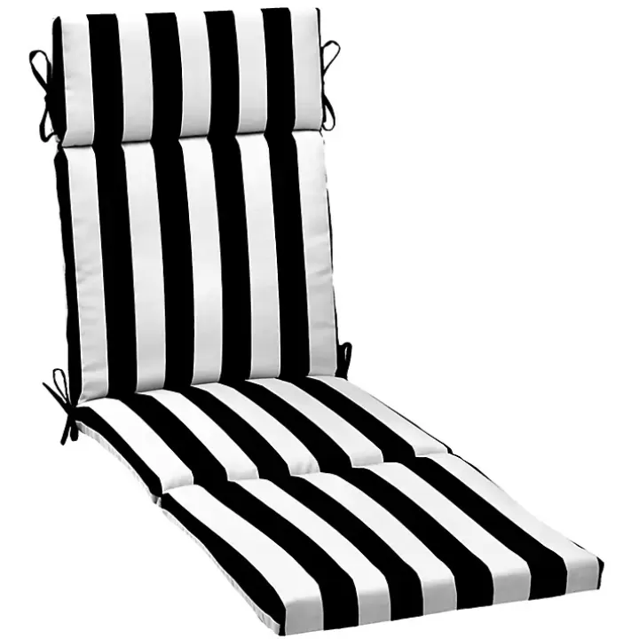 Shop Cabana Stripe Outdoor Chaise Cushion Outdoor Cushions & Pillows