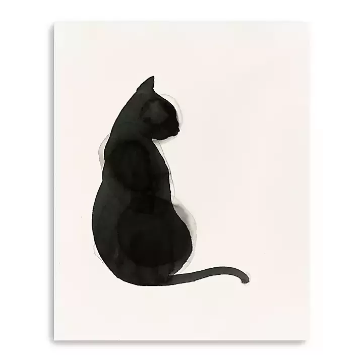 Cheap Black Cat Canvas Art Print Canvas Art