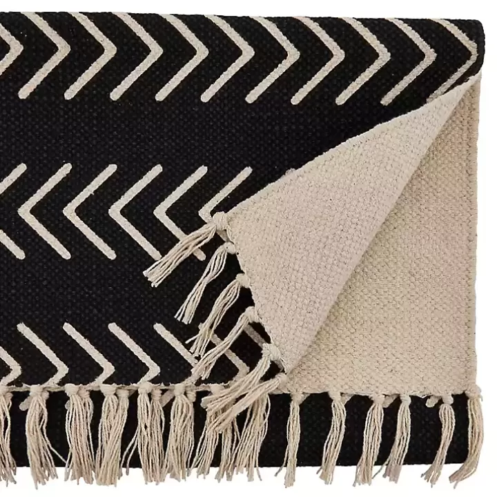 Online Chevron Table Runner with Fringe Table Linens