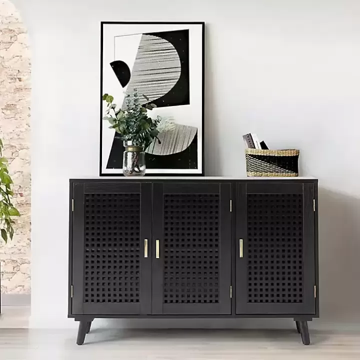 Sale Contemporary Lattice Doors Sideboard Cabinets & Sideboards