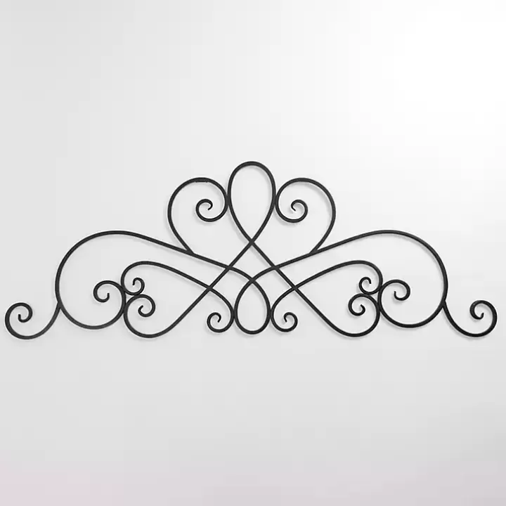 Store Curved Scroll Wall Plaque Wall Plaques