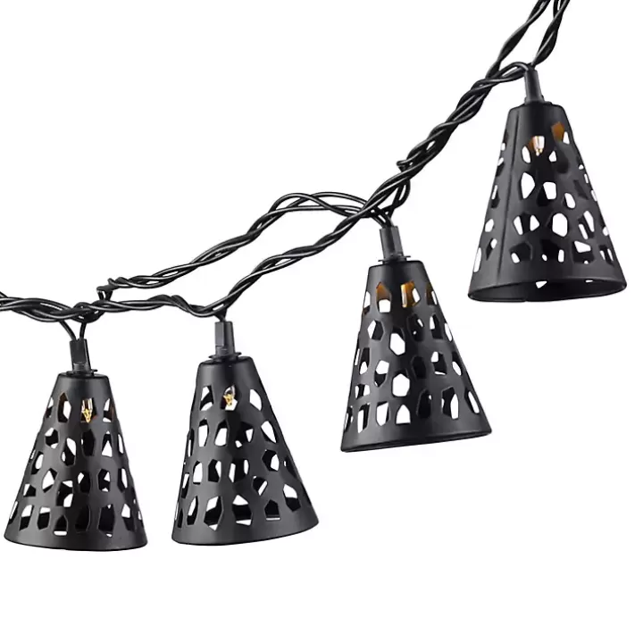 New Cutout Cone Outdoor String Lights Outdoor Lighting