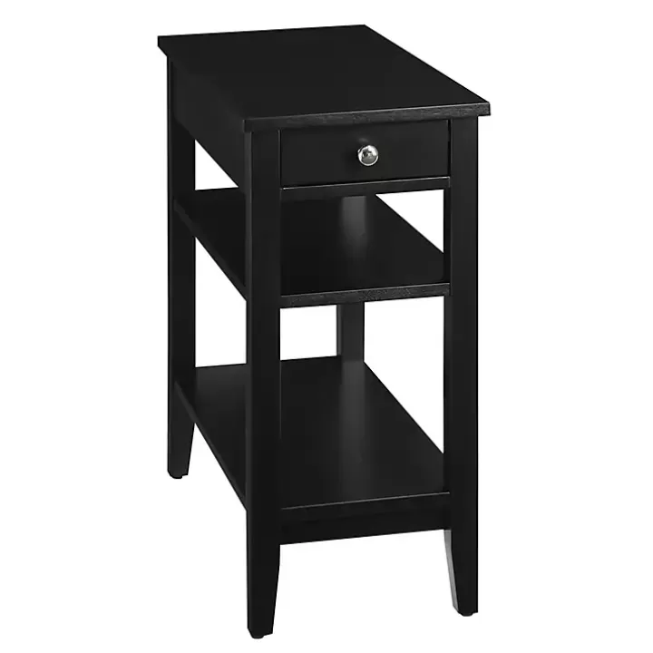 Online Double Shelf Wood Accent Table Accent & End Tables