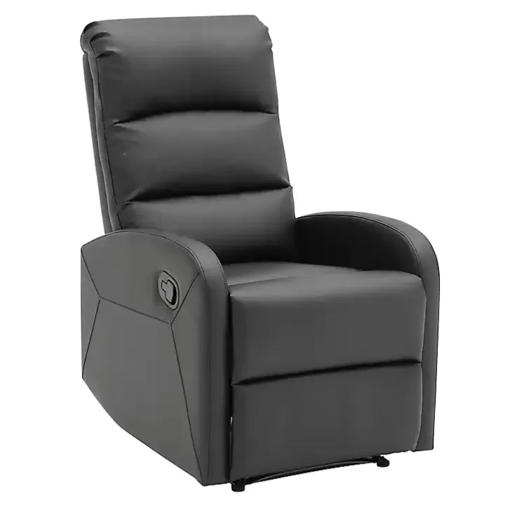 Flash Sale Faux Leather Dormi Recliner Accent Chairs