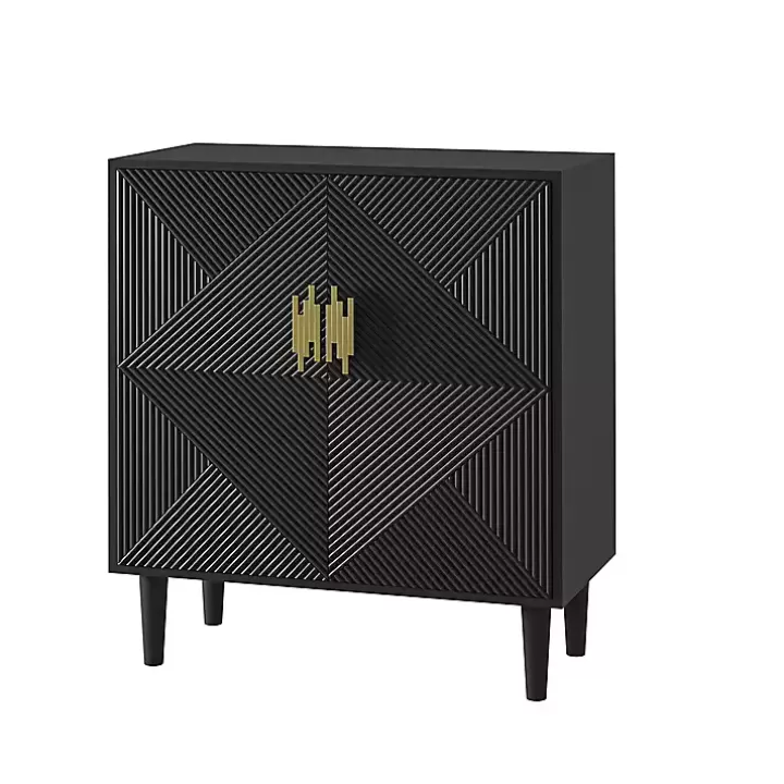 Flash Sale Geometric Gold Handle Cabinet Cabinets & Sideboards