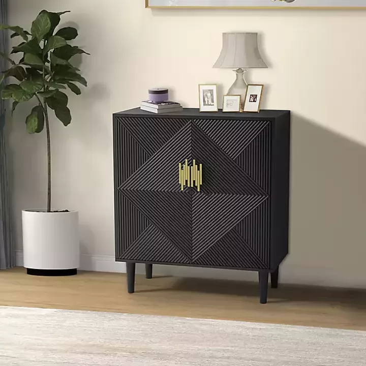 Flash Sale Geometric Gold Handle Cabinet Cabinets & Sideboards