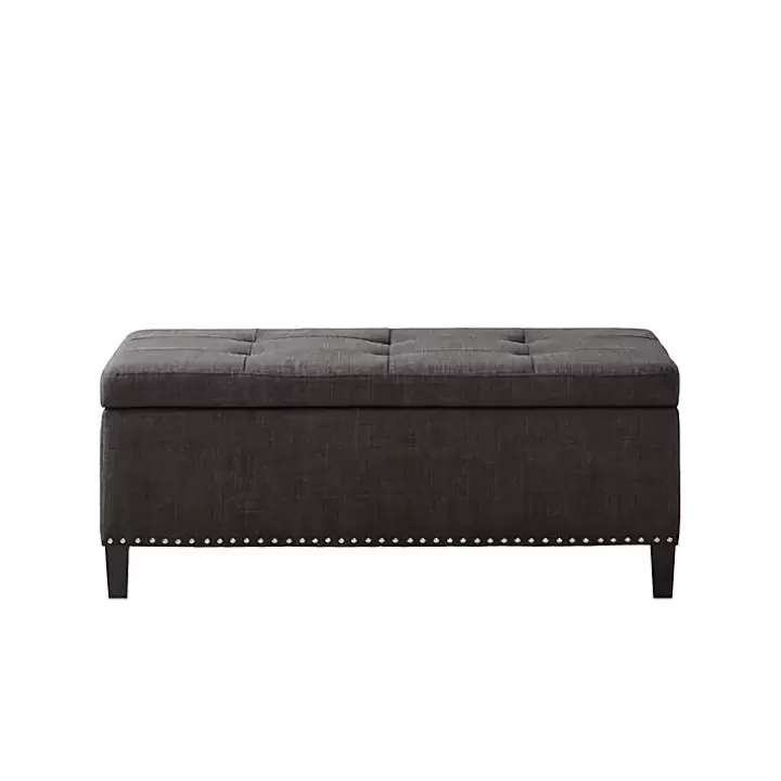 Flash Sale Linen Button Tufted Storage Bench Benches & Ottomans