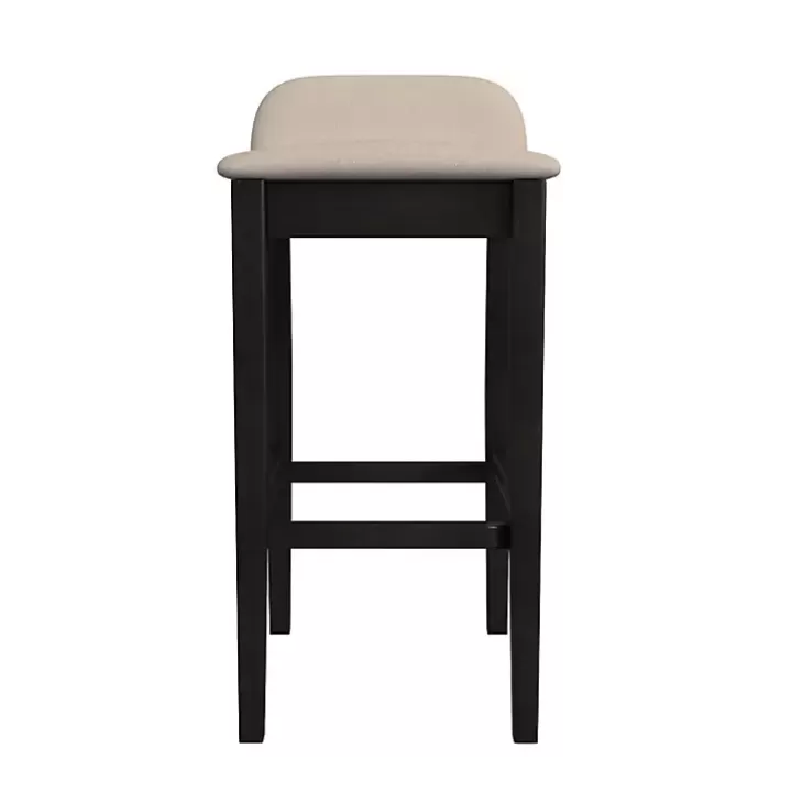 Discount Black Lowback Padded Bar Stool Bar Stools & Counter Height Stools