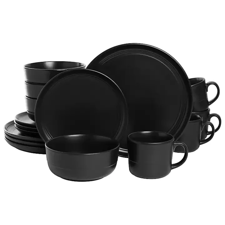 New Matte Double Line 16-pc. Dinnerware Set Dinnerware