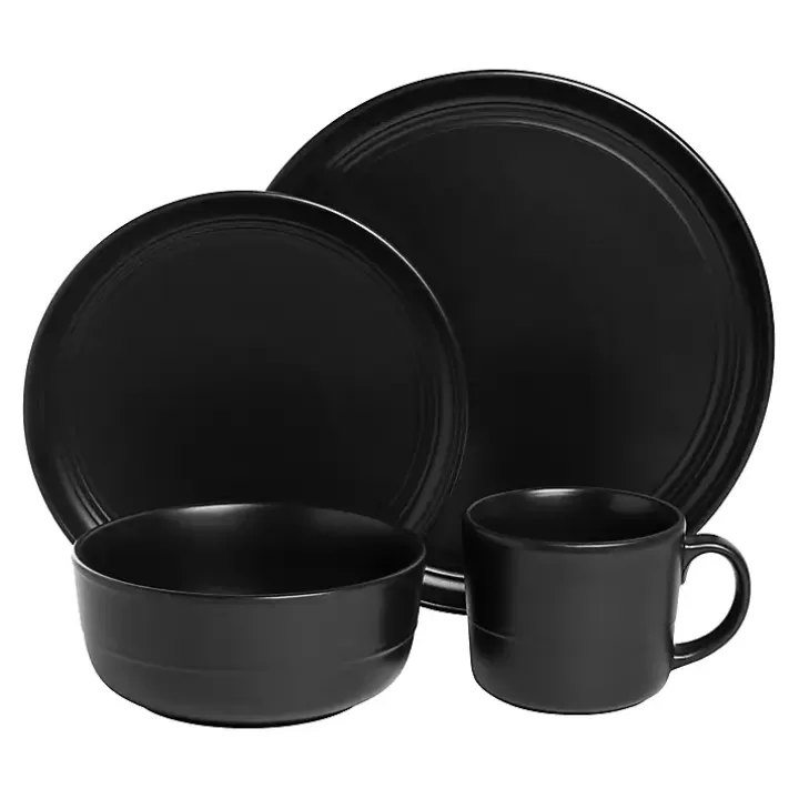 New Matte Double Line 16-pc. Dinnerware Set Dinnerware