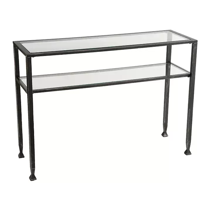 Best Metal and Tempered Glass Console Table Console Tables