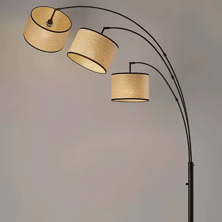 Sale Metal 3-Arm Arched Floor Lamp Floor Lamps