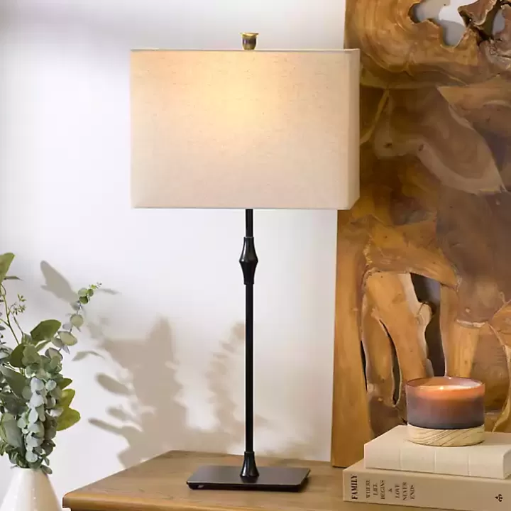 Cheap Black Metal Candlestick Table Lamp Table Lamps