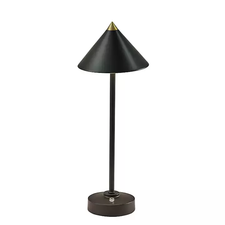 Fashion Metal Cone Shade Cordless Table Lamp Outdoor Lighting