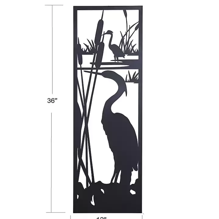 Store Metal Egrets II Wall Plaque Wall Plaques