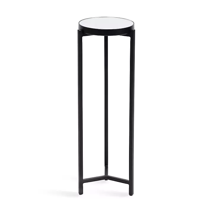 Hot Metal Mirrored Tabletop Aguilar Drink Table Accent & End Tables