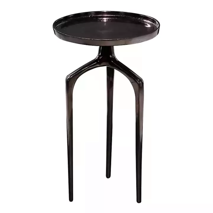 Discount Metal Round Tripod Accent Table Accent & End Tables