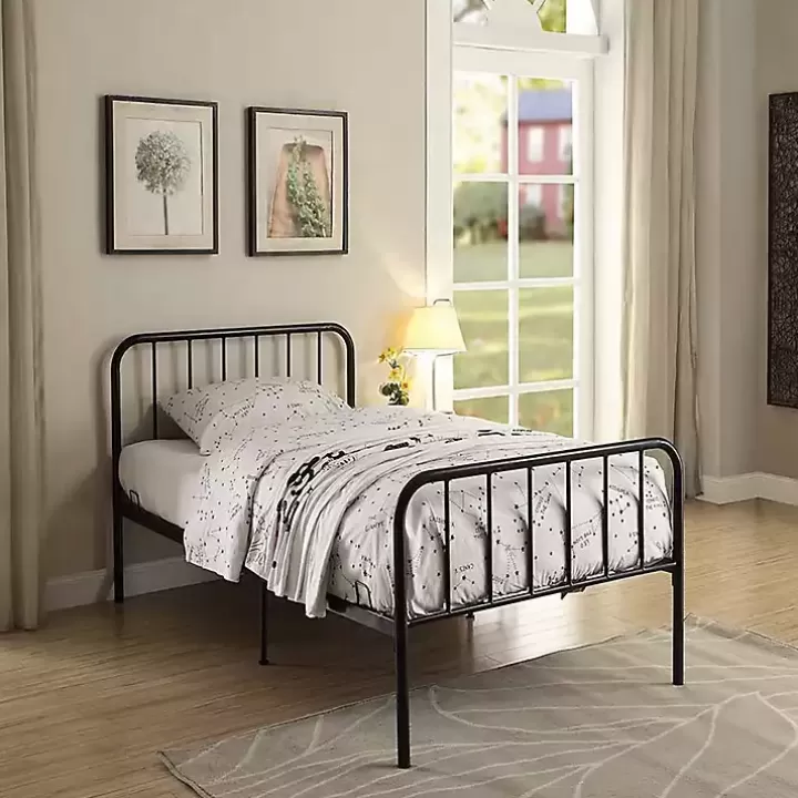 Online Metal Twin Bed in a Box Beds & Headboards