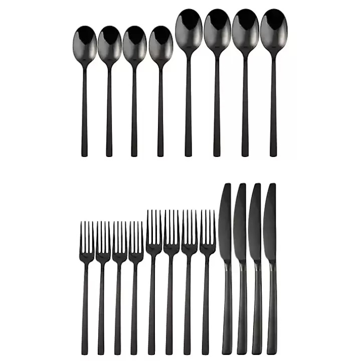 New Mirrored Steel 20-pc. Flatware Set Flatware & Cutlery