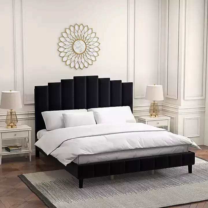 Best Sale Modern Tufted Platform King Bed Beds & Headboards