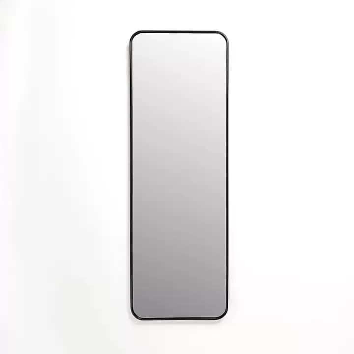 Outlet Black Nouveau Panel Wall Mirror Framed Mirrors