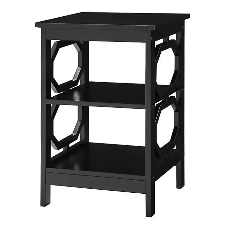 Fashion Octagon 2-Shelf Accent Table Accent & End Tables