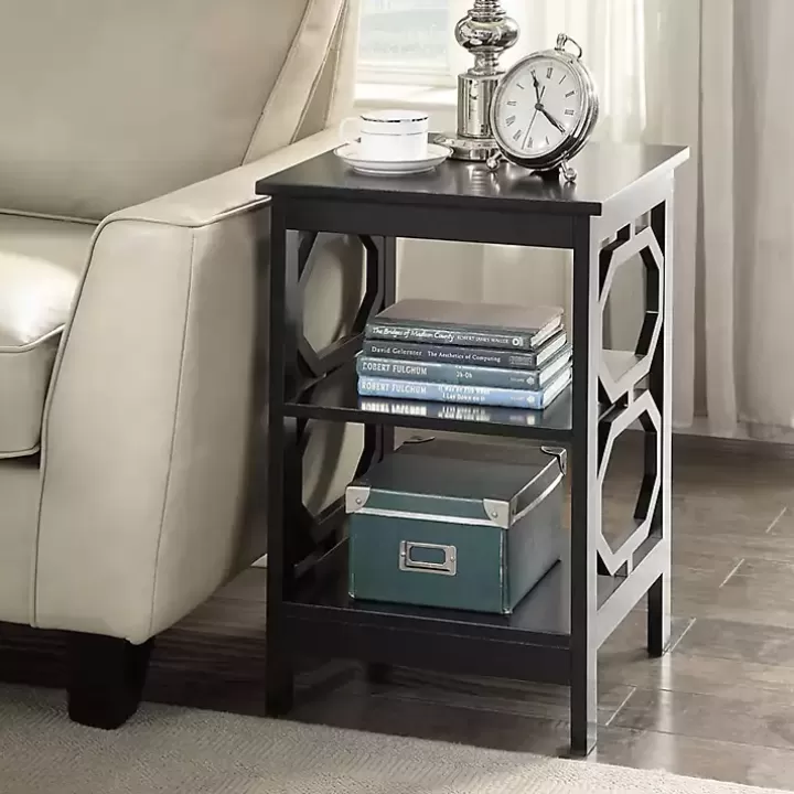 Fashion Octagon 2-Shelf Accent Table Accent & End Tables