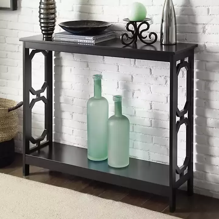 Flash Sale Octagon Single Shelf Console Table Console Tables