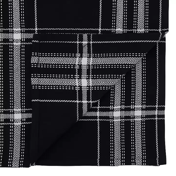 Best Sale Plaid Cotton Table Runner, 72 in. Table Linens