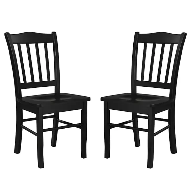 Cheap Shaker Wood Dining Chairs, Set of 2 Dining Chairs