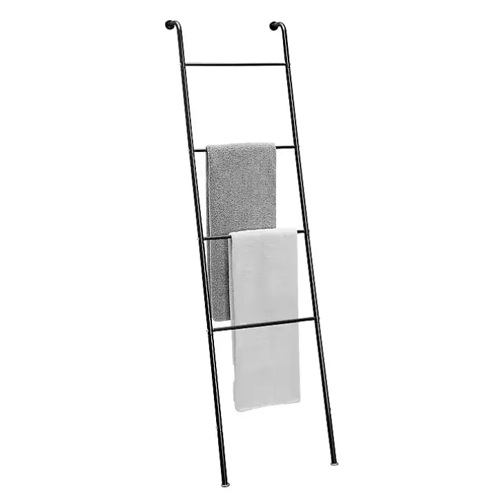 Discount Steel 4-Bar Leaning Towel Ladder Bathroom Accessories