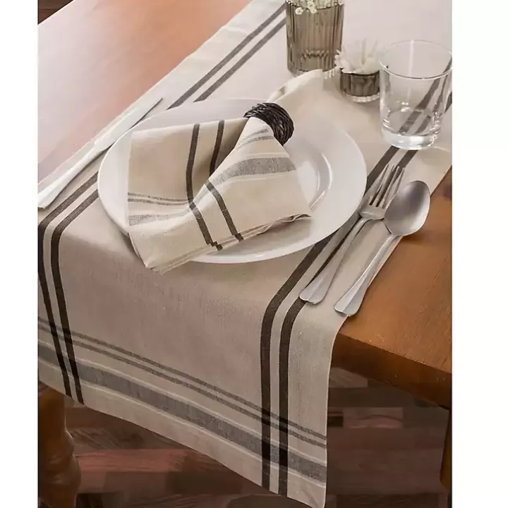 Hot Stripe French Table Runner Table Linens