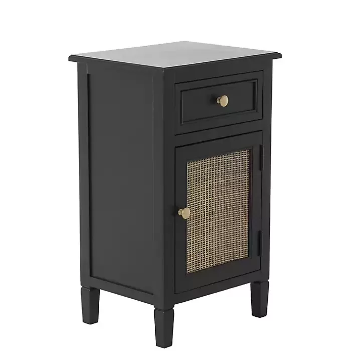 Hot Wood & Natural Rattan Small Cabinet Cabinets & Sideboards