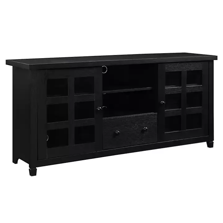 Online Wood 2-Door Windowpane Media Cabinet Tv Stands & Media Consoles