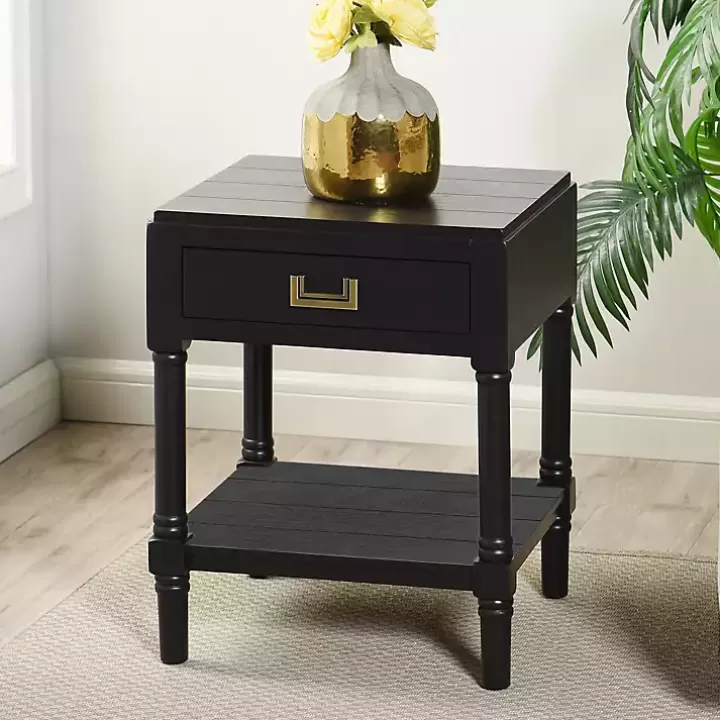 Store Wood Layla Accent Table Accent & End Tables