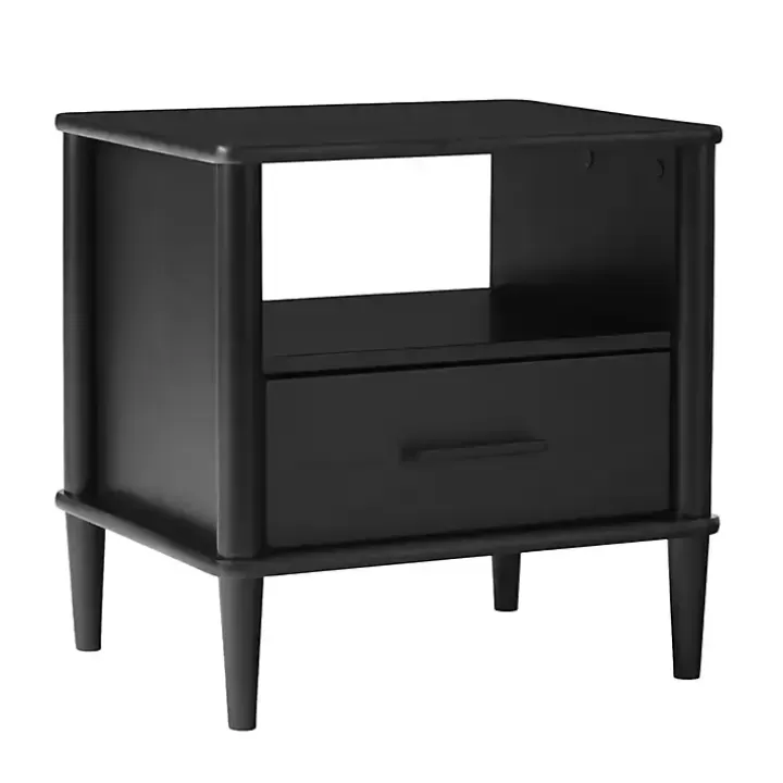 New Wood Spindle Leg Nightstand Nightstands