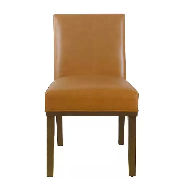 Sale Blair Carmel Leather Dining Chair Dining Chairs