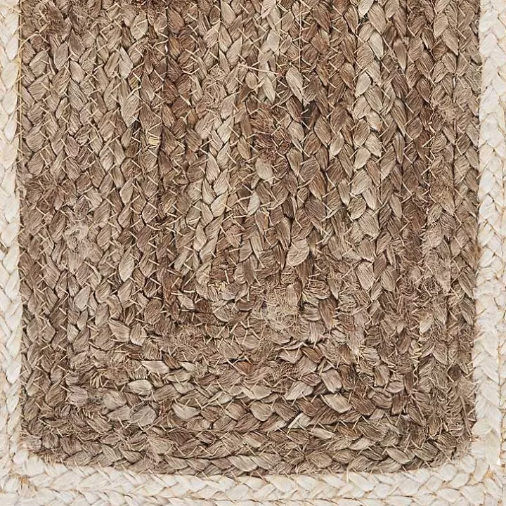 Fashion Bleached Border Jute Placemats Table Linens