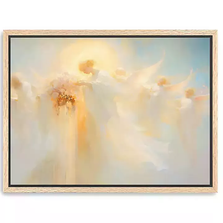 Online Blessings From on High Framed Canvas Print, 32x42 Canvas Art