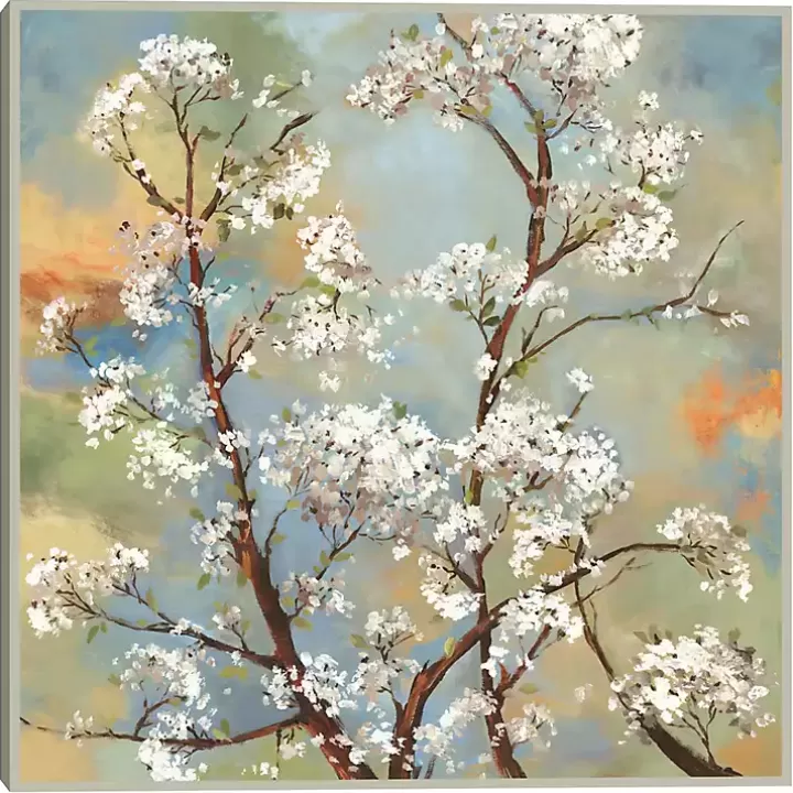 Outlet Blooming Branches Framed Canvas Art Print Canvas Art