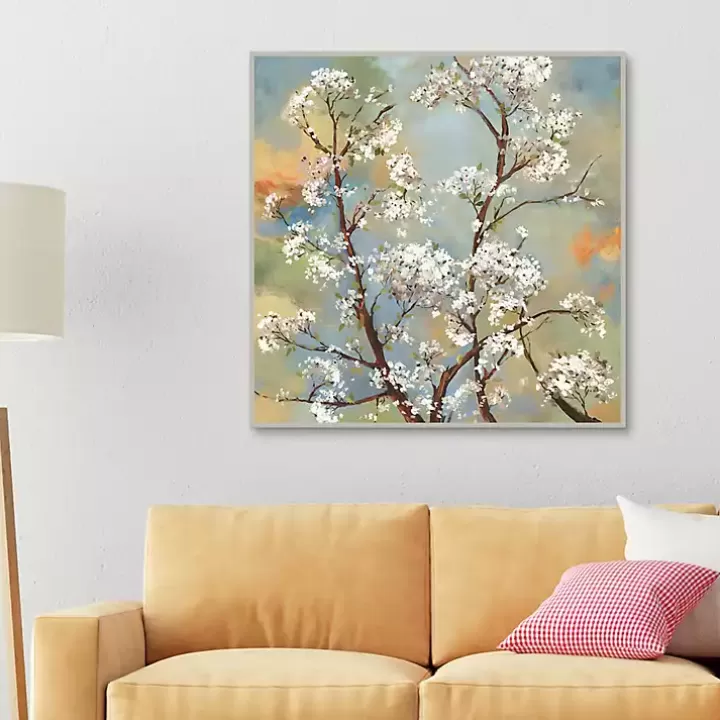 Outlet Blooming Branches Framed Canvas Art Print Canvas Art