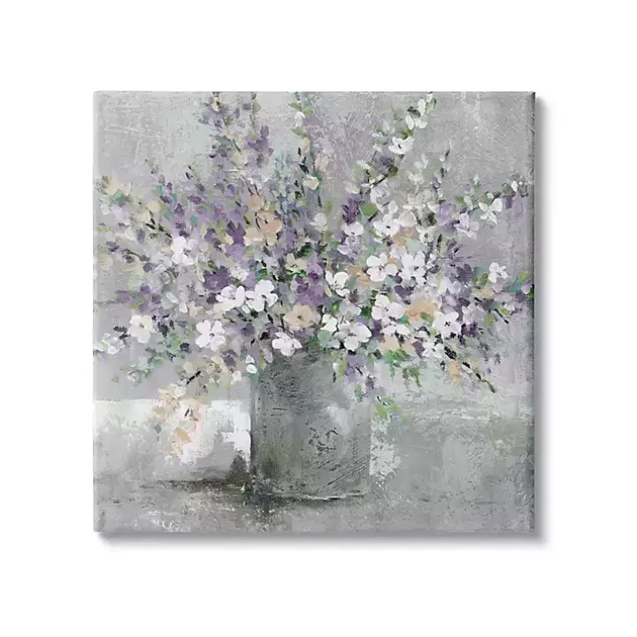 Store Blossoming Aster Bouquet Canvas Print, 36x36 in. Canvas Art