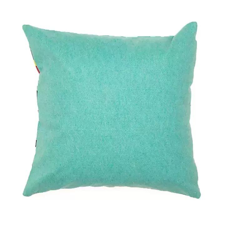 Store Blue & Red Lamontage Stripe Outdoor Lumbar Pillow Outdoor Cushions & Pillows