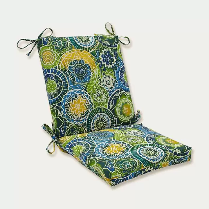 Best Sale Blue and Green Lagoon Outdoor Chair Cushion Outdoor Cushions & Pillows