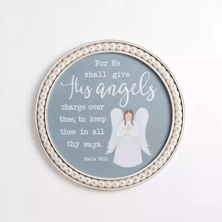 Best Sale Blue Angel Psalm Framed Wall Plaque Wall Quotes & Signs