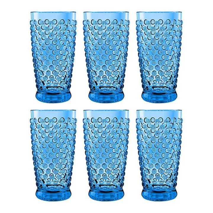 Online Beaded Acrylic Tumbler Glasses, Set of 6 Glassware & Drinkware