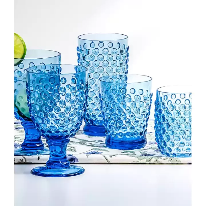 Online Beaded Acrylic Tumbler Glasses, Set of 6 Glassware & Drinkware