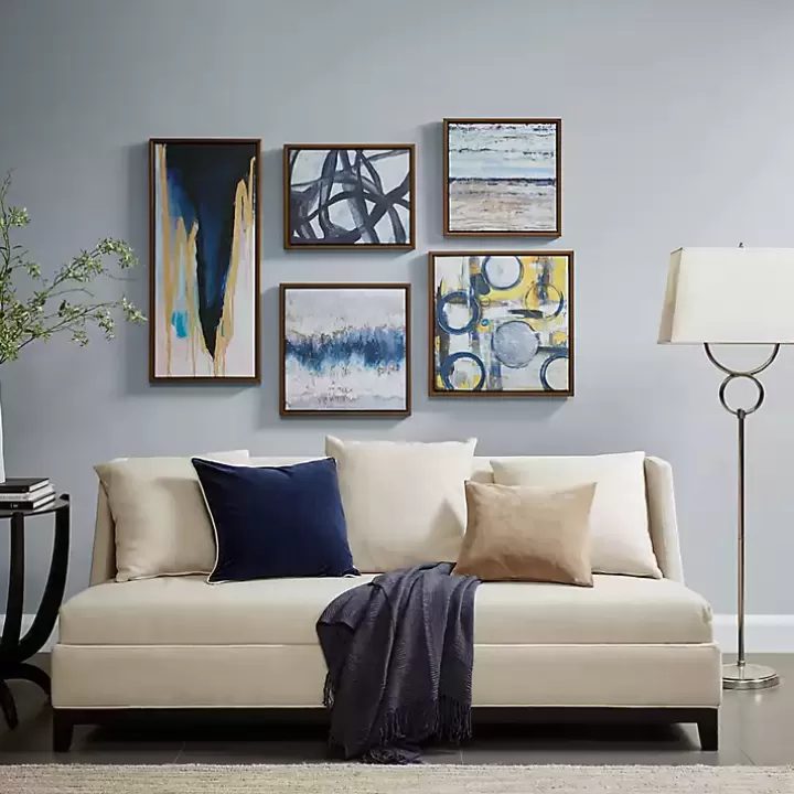 Cheap Bliss Multi-Sized Canvas Art Prints, Set of 5 Framed Art